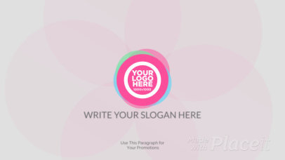 Intro Maker for a Logo Reveal with Colorful Circles