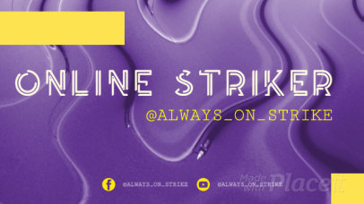 Twitch Banner Video Maker for a Gaming Streamer