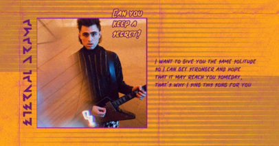 Facebook Post Creator to Share a Musician's Lyrics