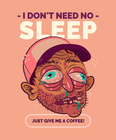 Gross T-Shirt Design Maker Inspired by 90's Cartoons