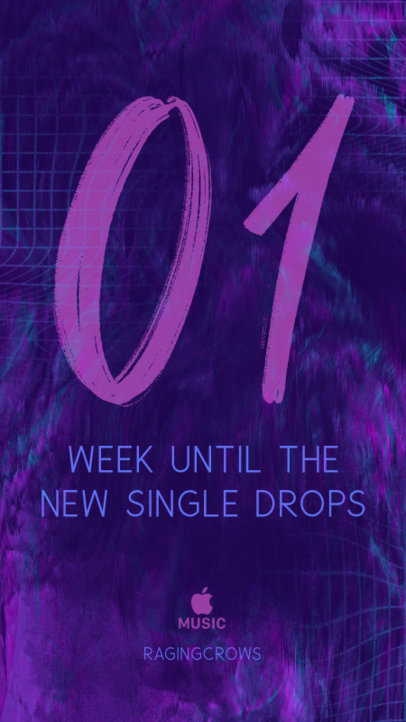 Countdown Instagram Story Maker to Announce the Release of a Single 2758b