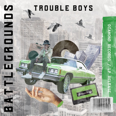 Album Cover Maker Featuring a Surreal Style 2762h