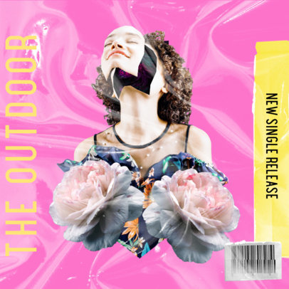 Album Cover Maker with Cool Elements of a Collage 2762l