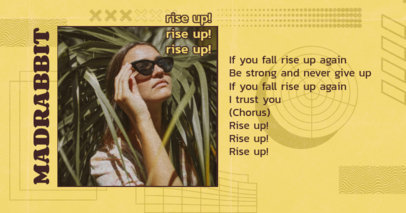 Facebook Post Generator Featuring Pop Song Lyrics
