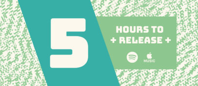 Facebook Cover Creator for a Musician's Page with a Countdown for a New Song