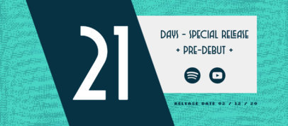 Music-Themed Facebook Cover Generator Featuring an Album Release Countdown