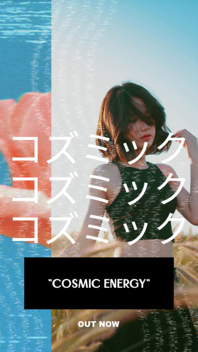 Instagram Story Template for a New J-Pop Single Release Ad 2755k