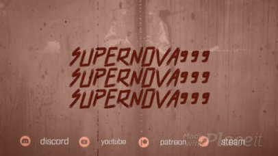 Twitch Banner Video Maker for a Gaming Channel 