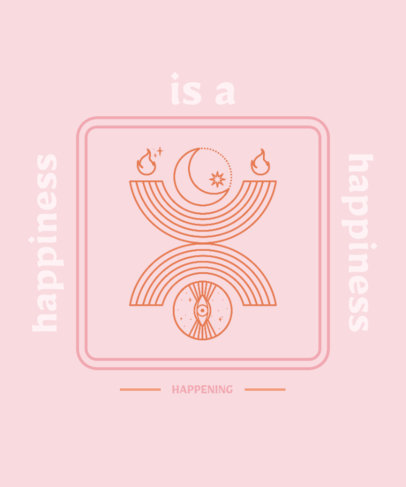 T-Shirt Design Maker with a Wholesome Message 2764a