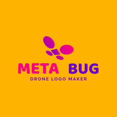 Logo Generator for a Tech Brand with an Abstract Drone
