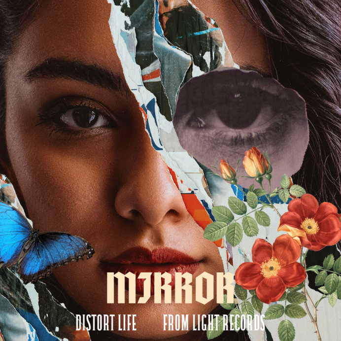 Placeit - Cover Creator for a Pop-Rock Music Album Featuring Collage Items