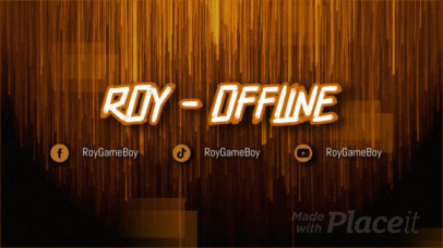 Loop Animation Video Maker for Offline Twitch Streamers