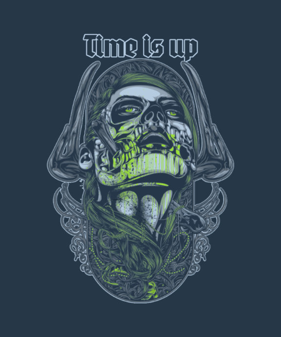 Placeit - Illustrated T-Shirt Design Maker with an Obscure Theme