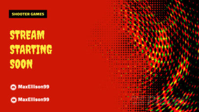 Twitch Starting Soon Screen Video Maker with Trippy Graphics