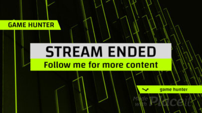 Twitch End Screen Video Maker with Cool Animations