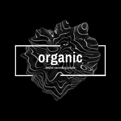 Logo Creator Featuring Distorted 3D Spheres