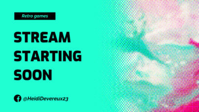 Starting Soon Screen Video Generator for a Retro Gaming Channel 