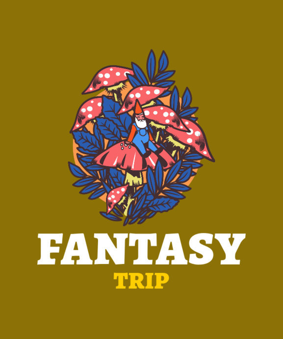 Placeit - Psychedelic T-Shirt Design Creator Featuring Mushroom ...
