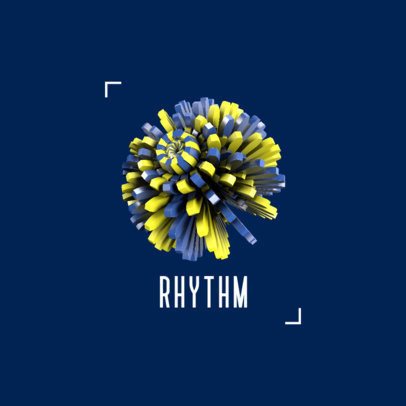 Music Logo Creator Featuring a Tridimensional Circular Graphic 2441c-el1