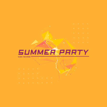 Abstract Logo for a Music Producer with a Summer-Vibe