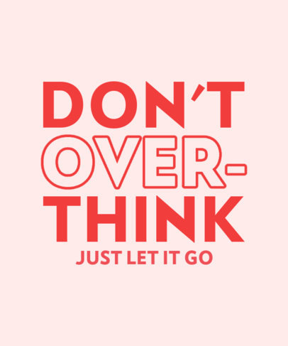 T-Shirt Design Maker with a Motivational Quote