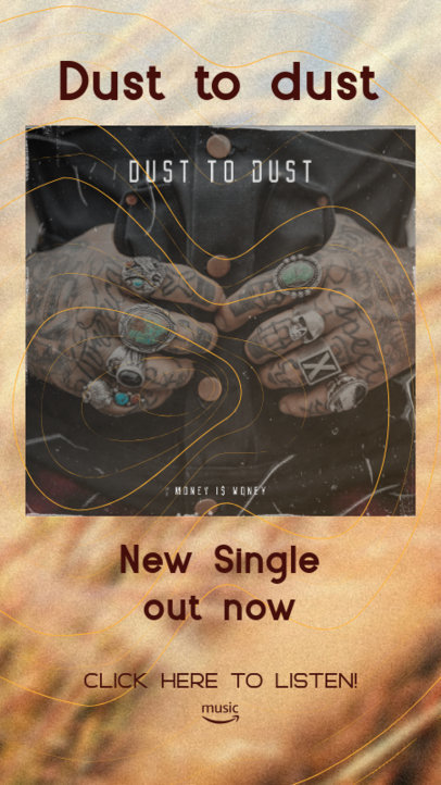 Instagram Story Generator for a Melancholic Ballad Release Promo 2776j