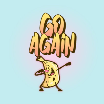Logo Generator Featuring a Dancing Banana Character