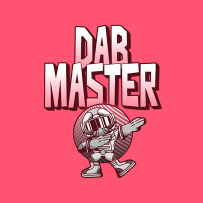 Logo Creator Featuring a Tiny Spaceman Dancing 3259n