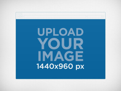 Product Mockup Template Wireframe Landscape