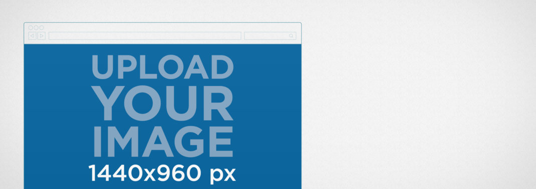 Product Mockup Template, wireframe web browser wide