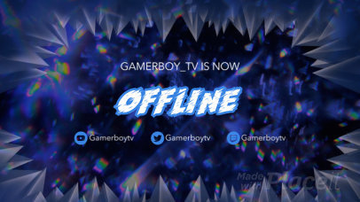 Twitch Offline Screen Video Maker with a Sound Wave Animation 399