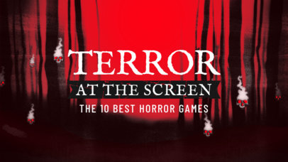 YouTube Thumbnail Maker for Horror Gaming Reviews 2797