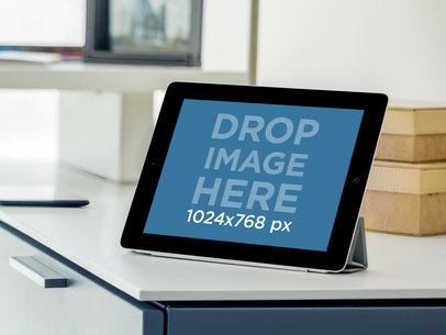 iPad Mockup Black iPad Business Center