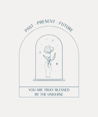 T-Shirt Design Maker Featuring a Magical Rose Clipart