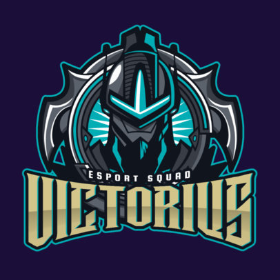 Gaming Logo Maker with a Mobile Legends Inspired Cyborg Illustration