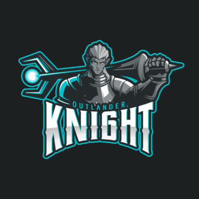Mobile Legends-Inspired Gaming Logo Maker with a Knight Illustration