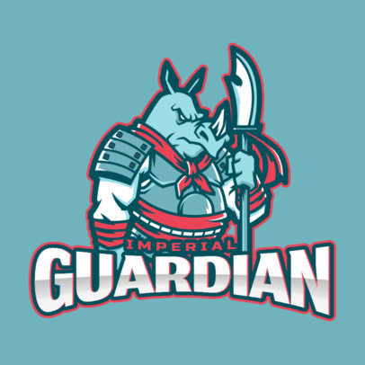 Mobile Legends-Inspired Logo with a Fierce Anthropomorphic Character 2455x