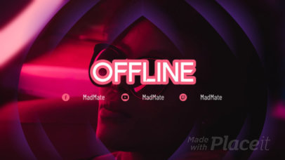 Twitch Offline Video Maker with a Futuristic Style 