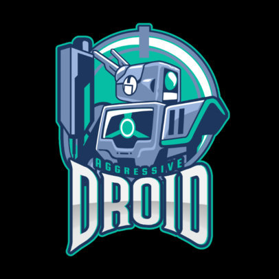 Mobile Legends-Inspired Logo Creator with a Droid Illustration 2455jj-2860