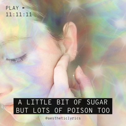 Instagram Post Maker with Retro Filters and Subtitle-Style Text