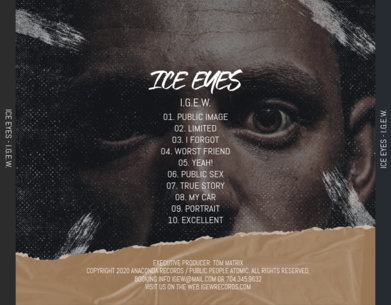 Back Album Cover Generator with a Photograph in the Background