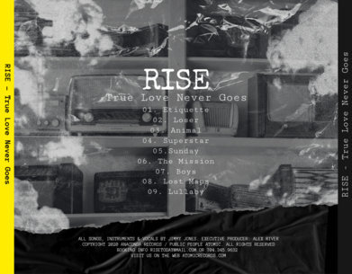 Indie Rock Album Back Cover Creator with a Vintage Style