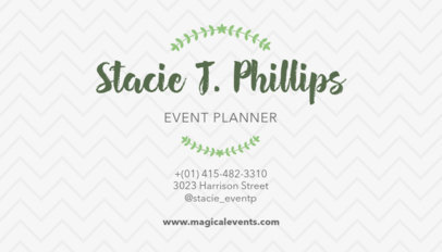 Business Card Generator for Event Planners