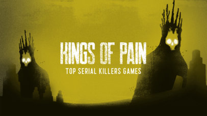 YouTube Thumbnail Generator Featuring a Horror Games Ranking 2797b