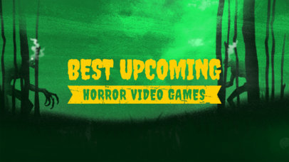YouTube Thumbnail Maker for an Upcoming Horror Video Games Ranking 2797d