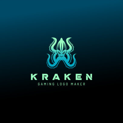 Gaming Logo Maker with Minimalistic Mascot Graphic