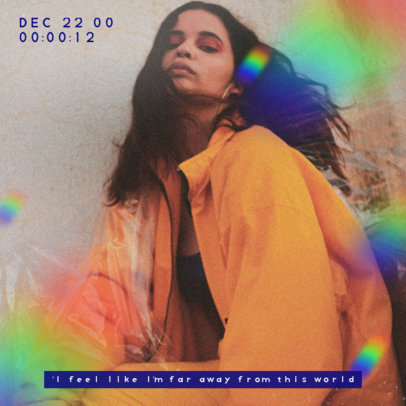 Instagram Post Creator with a Fashionable Style and Movie-Like Subtitles