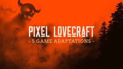 YouTube Thumbnail Maker for Horror Gaming Featuring Demon Graphics 2797e