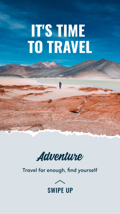 Travel-Themed Instagram Story Template for Outdoor Travel Activities 2483e-el1