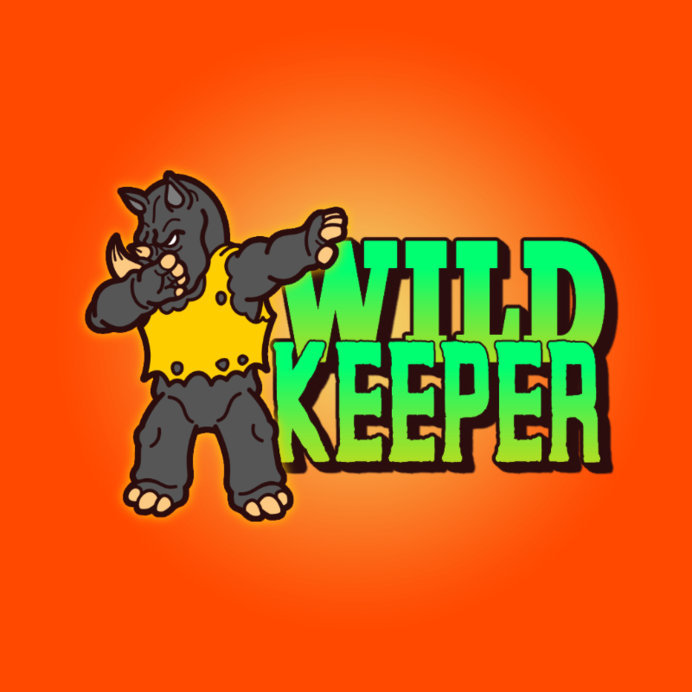 Cool Logo Generator Featuring a Dabbing Rhino